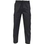 2xl Black Cargo Chef Pant