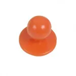 Orange Stud Button (pack 10)