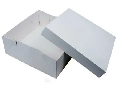 Cake Box Base and Lid — 406x406x152mm Pack 50