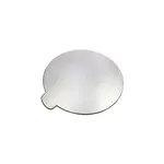 Cake Board Round Silver 20mm Tab — 80mm Pack 100