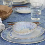 Brisa Ria Blue Oval Plate 266x225mm