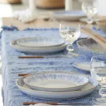 Brisa Ria Blue Round Plate 153mm