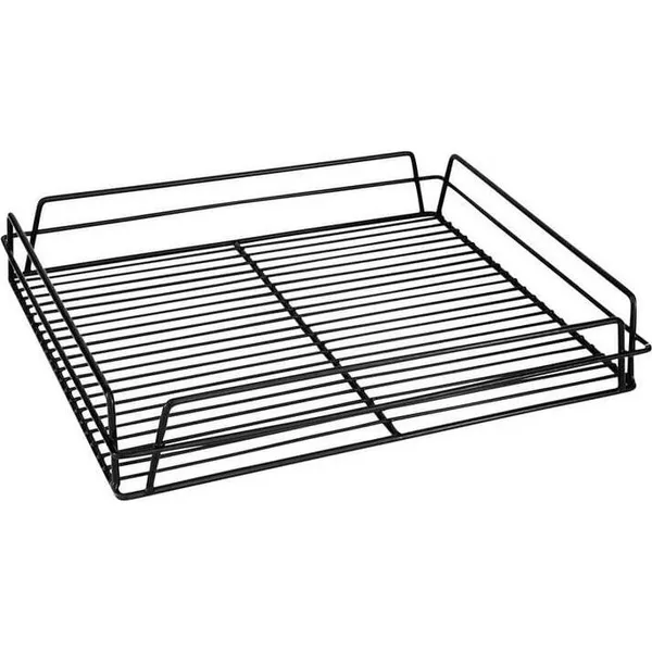 Black Glass Basket Rectangle  435 X 355 X 75mm