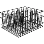 Glass Basket - Pvc Black 20 Compartment