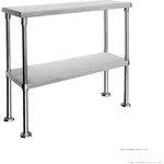 Double Tier 400mm Deep Workbench Overshelf 750mm High