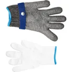 Chain Mesh Glove Stainless Steel Size Large