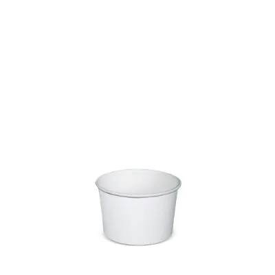3oz White Ice Cream Cup [50 Pack]