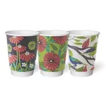 365ml / 12oz Grasp The Moment Double Wall Pla Coffee Cups [25 Pack]