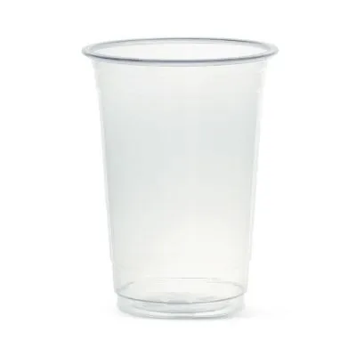 425ml Clear (w&m) Recyclable Plastic Cup [50 Pack]