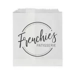 #2 Square White Printed Frenchies Paper Bag [pack 500]