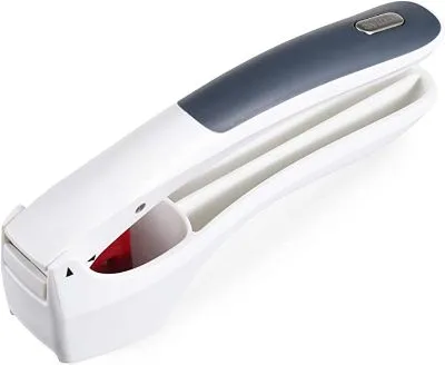 Zyliss 1400 Easy Clean Garlic Press, White/Charcoal
