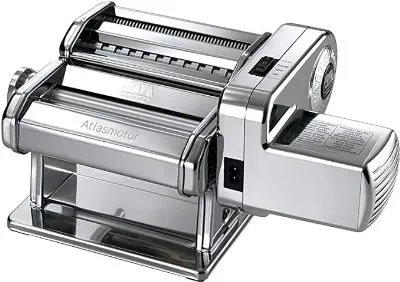 Marcato 2726 Atlas. Motor Pasta Machine, Silver