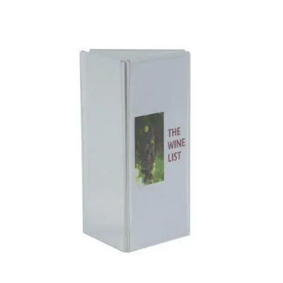 Dl 3 Panel Clear Acrylic Menu Display