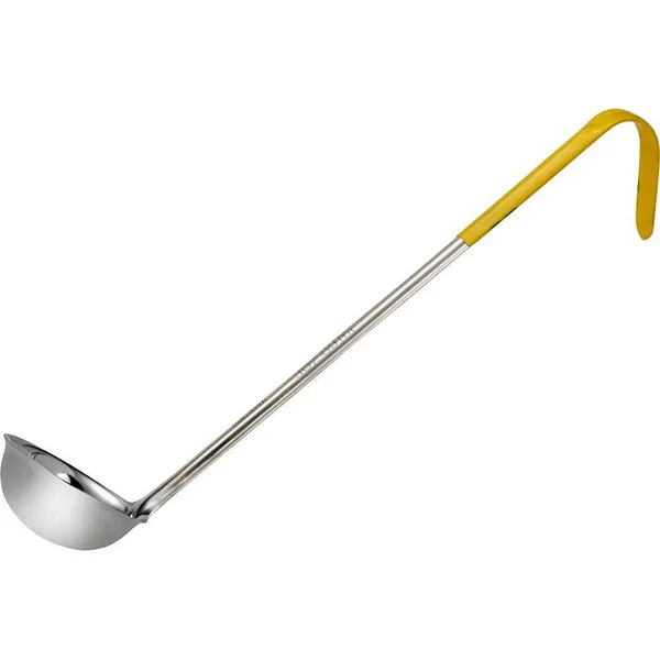 Ladle Stainless Steel Yellow Handle 90ml