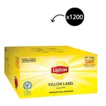 Lipton Yellow Label Quality Black Tea Bags Individually Wrapped [1200 Pack]