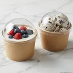 PakMax 3oz Icecream Cup Dome Lid