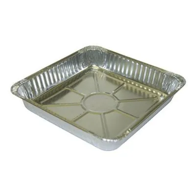 215 X 215 X 36mm Square Catering Foil Container [pack 100 / 200]