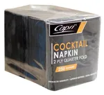 Black 2ply Qtr Fold Cocktail Napkin [pack 250]
