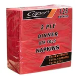 Red 2 Ply Qtr Fold Dinner Napkin  [pack 125]