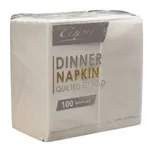 White Gt Fold Quilted Dinner Napkin [pack 1000]
