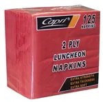 Red 2 Ply Qtr Fold Luncheon Napkin [125 Pack]