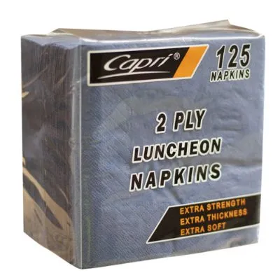 Dark Blue 2ply Qtr Fold Luncheon Napkin [125 Pack]