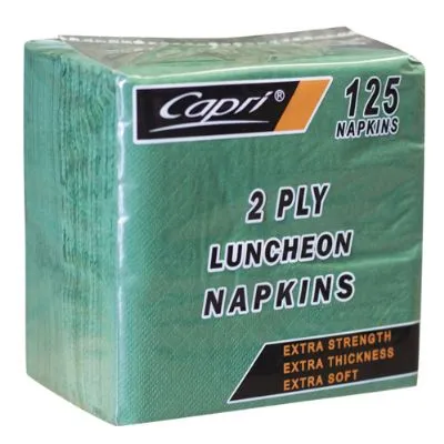 Dark Green 2ply Qtr Fold Luncheon Napkin [2000 Pack]