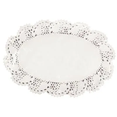#3 303x216mm Oval Doyley Pack Qty 250; Carton Qty 1000