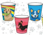 365ml / 12oz Dog Core Series Double Wall Coffee Cup [500 Pack]