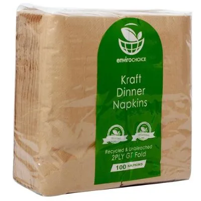 Kraft 2 Ply Gt Fold Dinner Napkin [pack 1000]