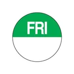 Fildes Colour Coded Food Labels Friday Green (roll 1000)