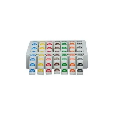 Fildes Colour Coded Food Labels Permanent Kit - 24mm Circle With Dispenser