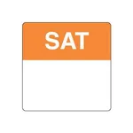 Fildes Removable  40mm Saturday Orange Food Labels [roll 500]