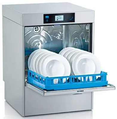 Meiko Miclean Um Premium Undercounter Dishwasher, 500x500mm Rack, 3 Cycles, Rinse Booster Pump, Drain Pump, Detergent & Rinse Dispensers.