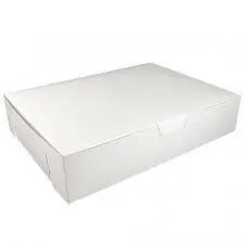 Cake Box 1/2 Slab Corrugated Cardboard — Pack 50