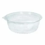 24oz Clear Shobowl With Flat Lid [50 Pack]