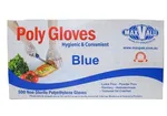Extra Large Blue Powder Free Poly Glove [pack 500 / Ctn 12 X 500]