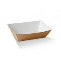 #3 Medium Brown Cardboard Tray [pack 500]