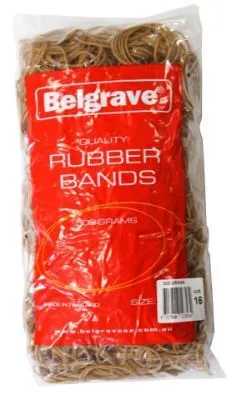 #10 Rubber Bands - 25mm X 1.5mm Natural - [pack 500gm]