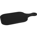 Cutting Board Polyethylene Paddle Black 235x190mm