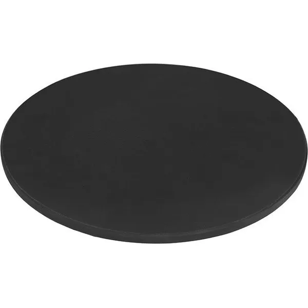 Cutting Board Polyethylene Round Black 350x13mm