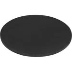 Cutting Board Polyethylene Round Black 350x13mm