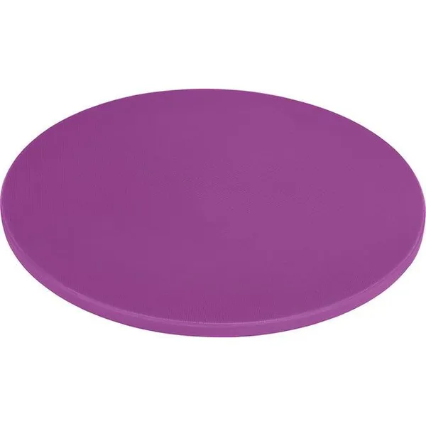 Cutting Board Polyethylene Round Purple 350x13mm