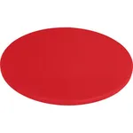 Cutting Board Polyethylene Round Red 350x13mm