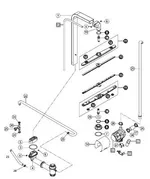 Hobart Dishwasher Rinse Arm Assembly To Suit Am900-90a Can Be Used On Top Or Bottom Rinse Arm - 1 Arm Per Assembly.