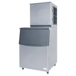 Hoshizaki Crescent Ice Machine Head Kmd-201ab (replaces Kmd-201aa), Output 140kg / 24hrs @32'c Air / 32'c Water Temp.