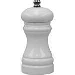 Cafe Salt / Pepper Mill White Wood 50x115mm