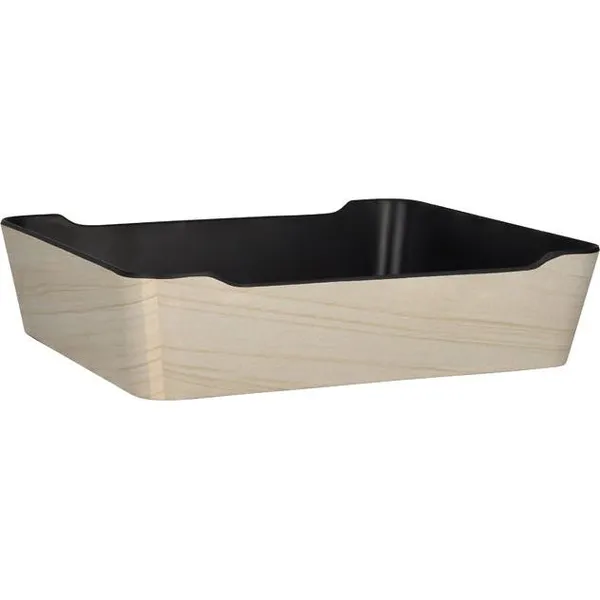 Zicco Bento Box White Wash / Black Tray Box