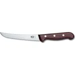 Boning Knife, 15cm Curved, Wide Blade - Wood