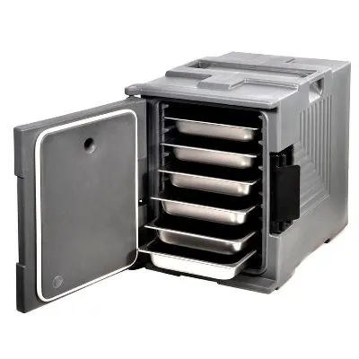 Insulated Pan Carrier - Holds 6 X1/1 X 65mm Pans, Front Load